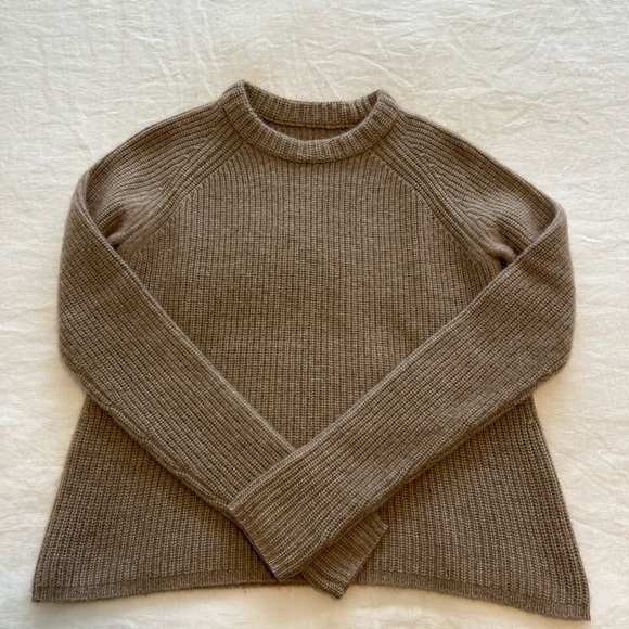 Jenni Kayne Cashmere Fisherman Sweater Size Small - Picture 1 of 9